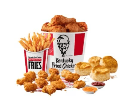 KFC Menu Prices chicken + nuggets family meal
