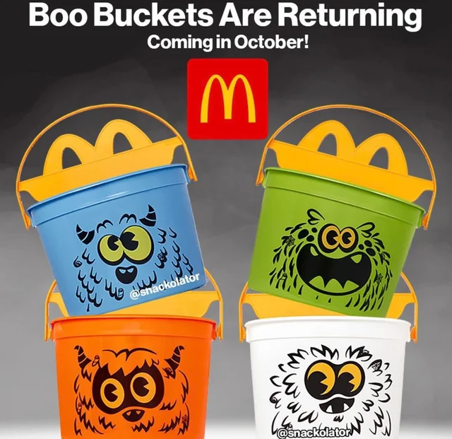 Mcdonald's boo buckets october 2024