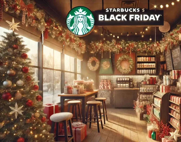 starbucks black friday 2024 deal menu discount hours