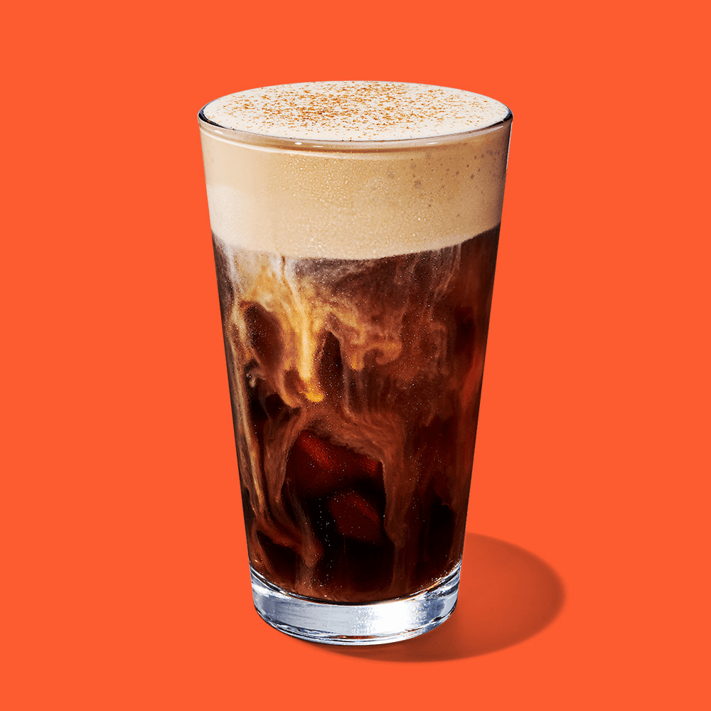 Starbucks Fall Menu pumpkin. cream cold brew 2024