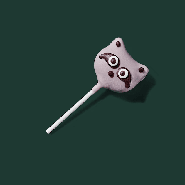 Starbucks Fall Menu raccon cake pop
