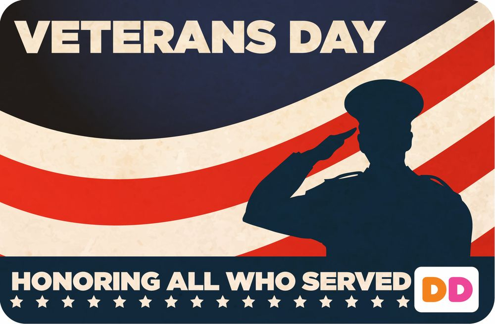 Dunkin' Donut Veterans Day Deal 2024 Celebrate and Save!