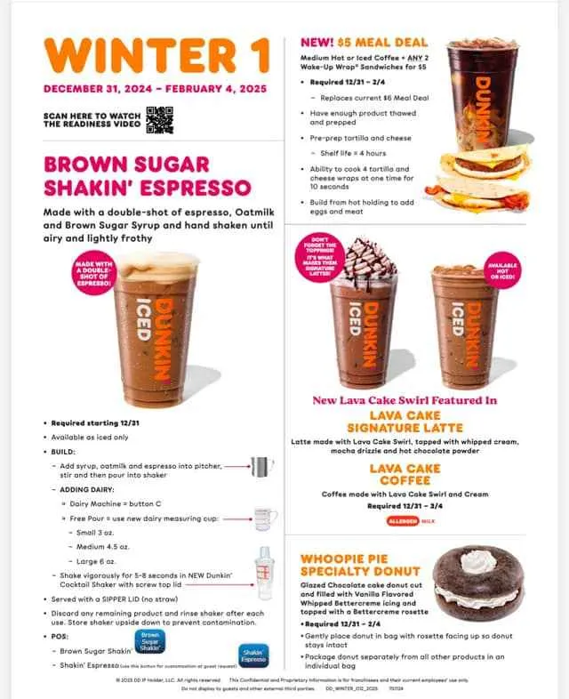 When Does Dunkin Winter Menu 2024 Come Out
